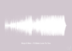 plakat: boyz II men - i'll make love to you - dusty lilac-Soundwave-A1two3