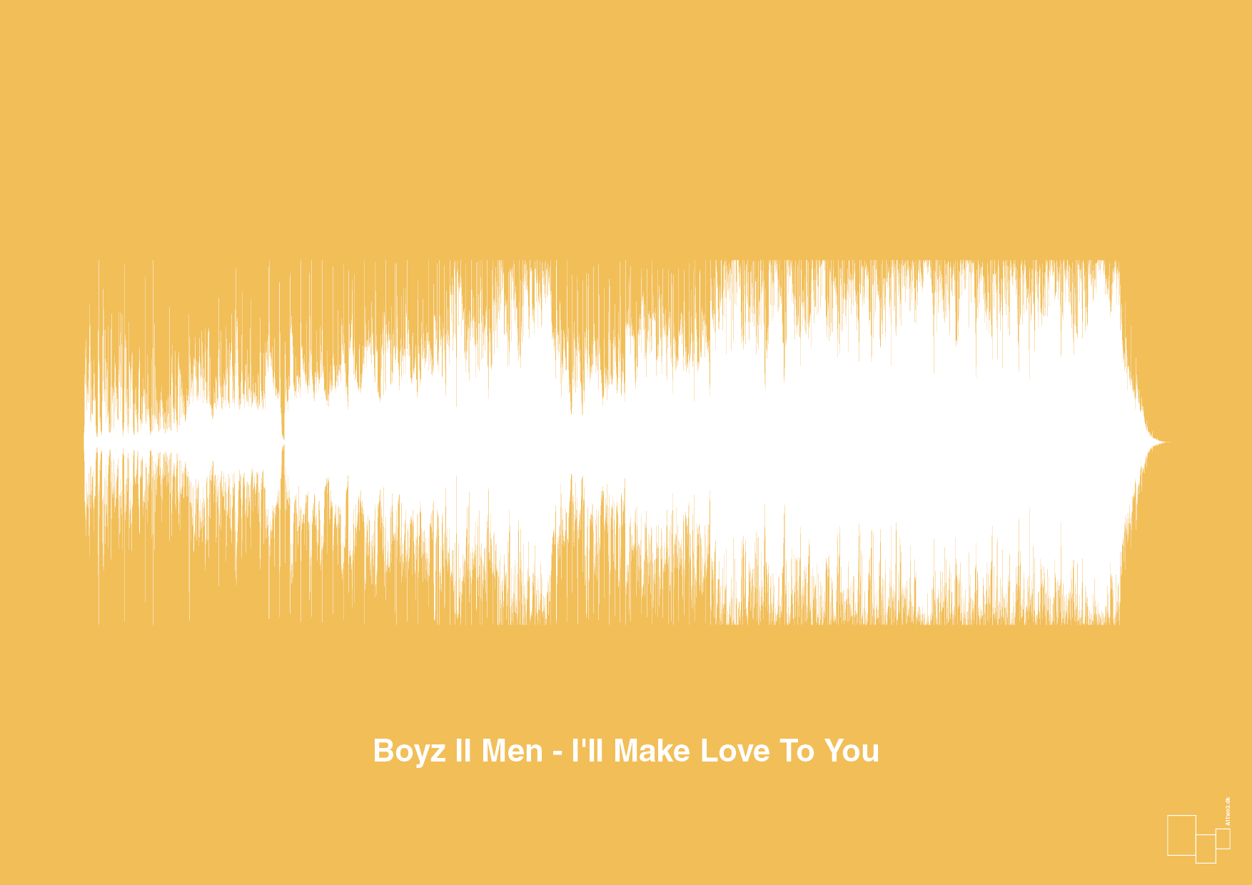plakat: boyz II men - i'll make love to you - honeycomb-Soundwave-A1two3