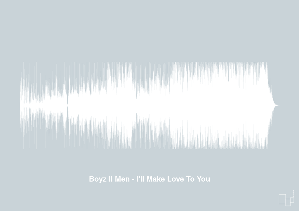 plakat: boyz II men - i'll make love to you - light drizzle-Soundwave-A1two3