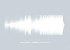 plakat: boyz II men - i'll make love to you - light drizzle-Soundwave-A1two3