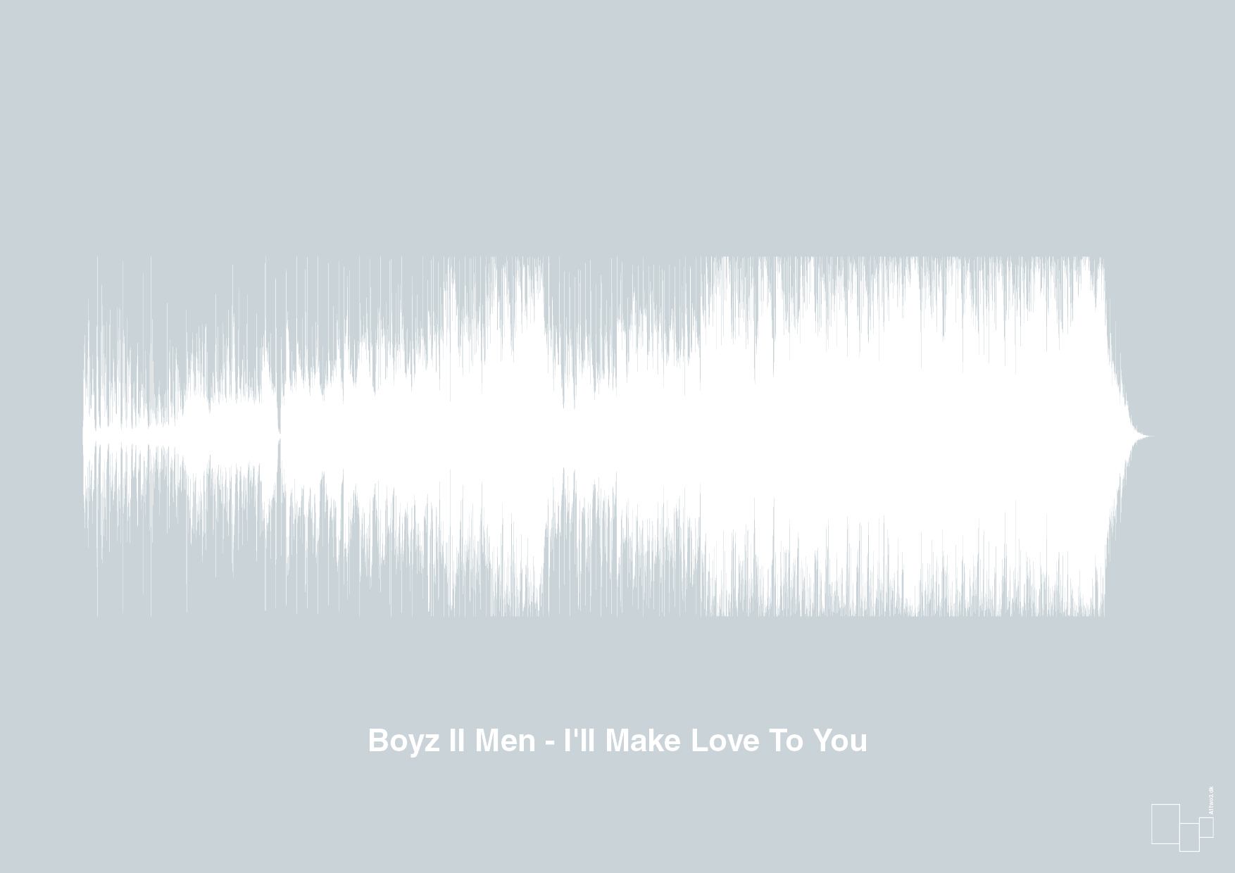 plakat: boyz II men - i'll make love to you - light drizzle-Soundwave-A1two3