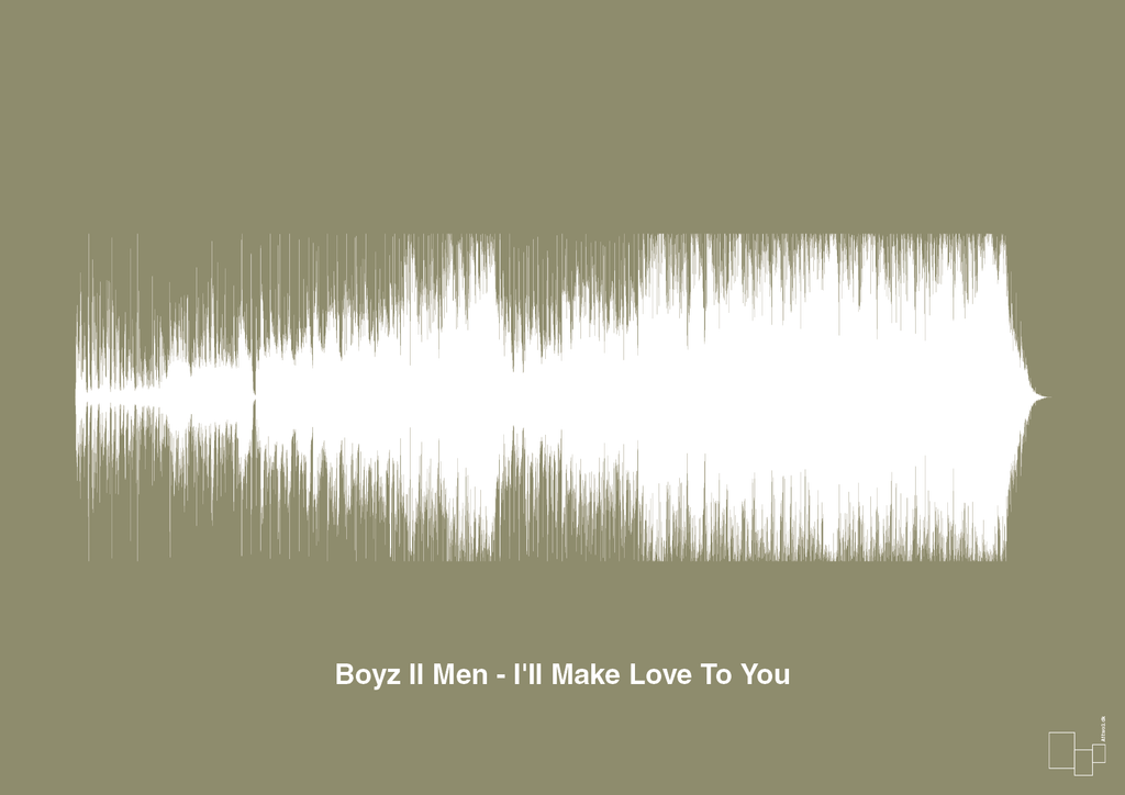plakat: boyz II men - i'll make love to you - misty forrest-Soundwave-A1two3