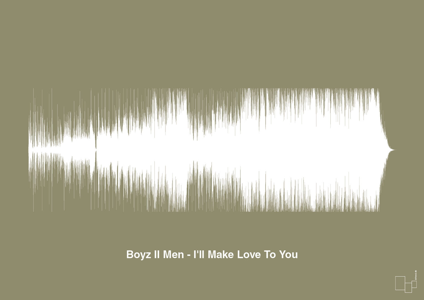 plakat: boyz II men - i'll make love to you - misty forrest-Soundwave-A1two3