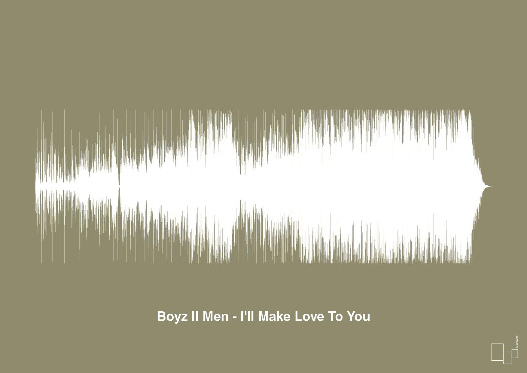 plakat: boyz II men - i'll make love to you - misty forrest-Soundwave-A1two3