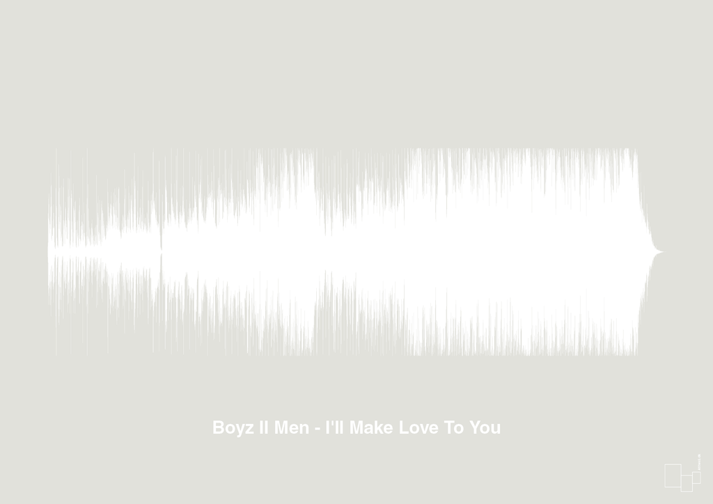 plakat: boyz II men - i'll make love to you - painters white-Soundwave-A1two3