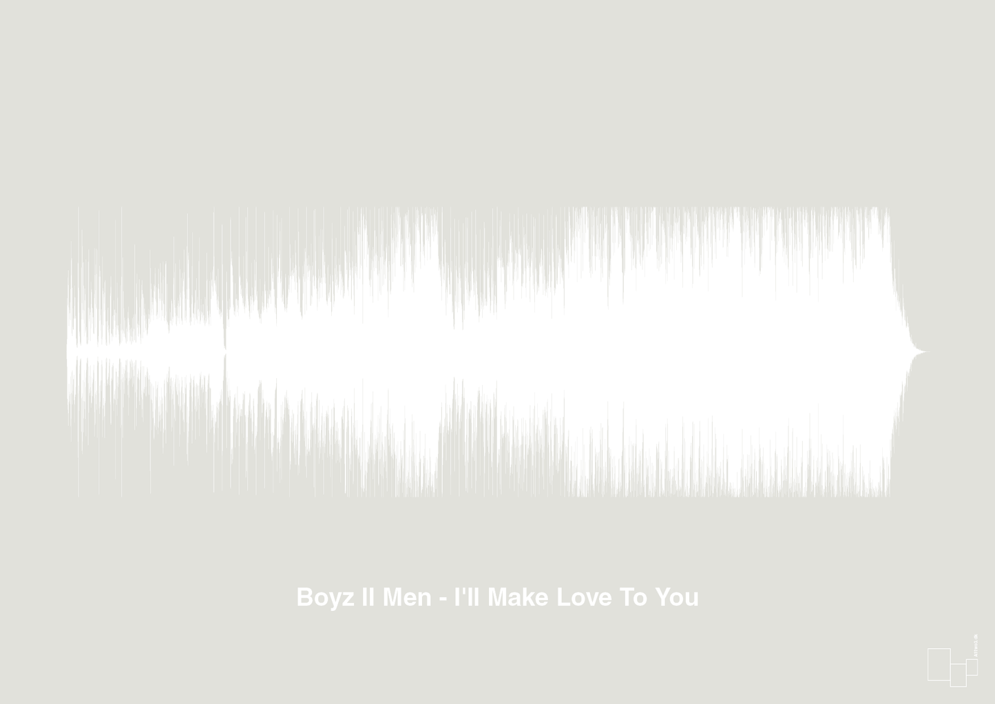 plakat: boyz II men - i'll make love to you - painters white-Soundwave-A1two3