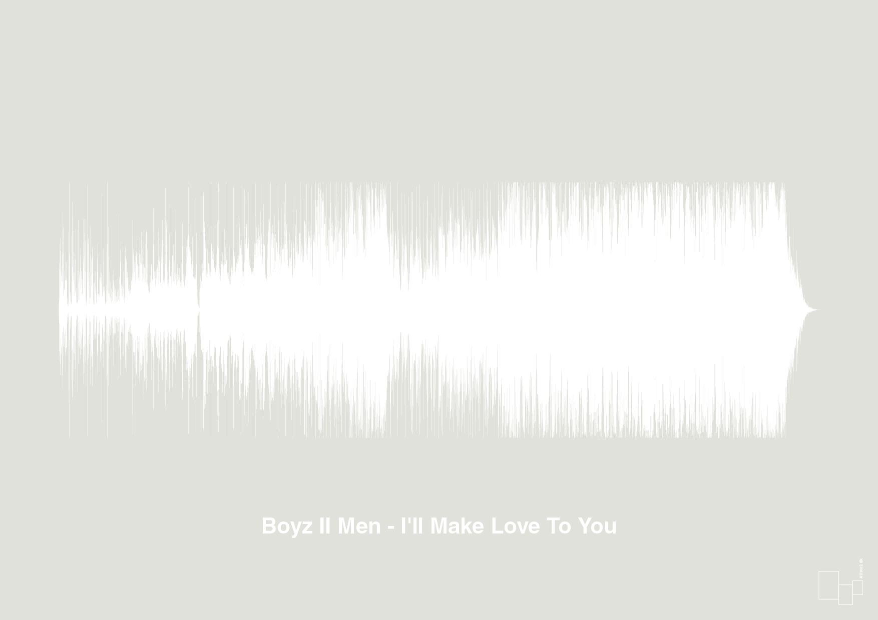 plakat: boyz II men - i'll make love to you - painters white-Soundwave-A1two3