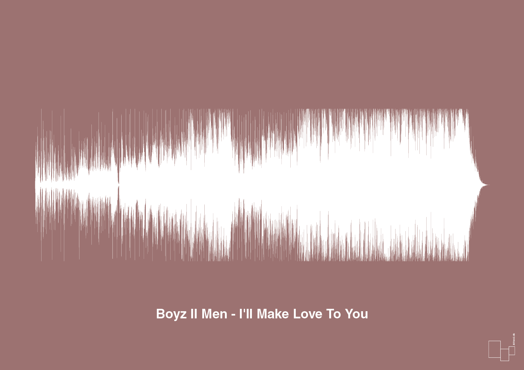 plakat: boyz II men - i'll make love to you - plum-Soundwave-A1two3