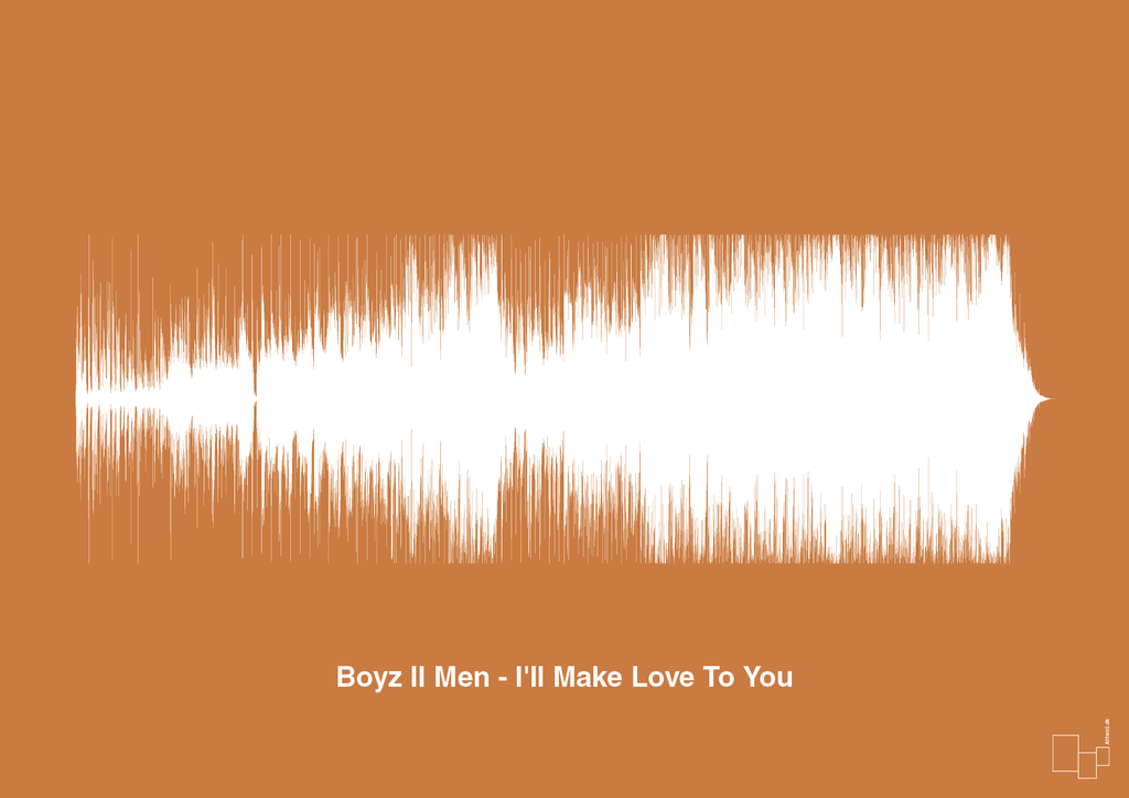 plakat: boyz II men - i'll make love to you - rumba orange-Soundwave-A1two3