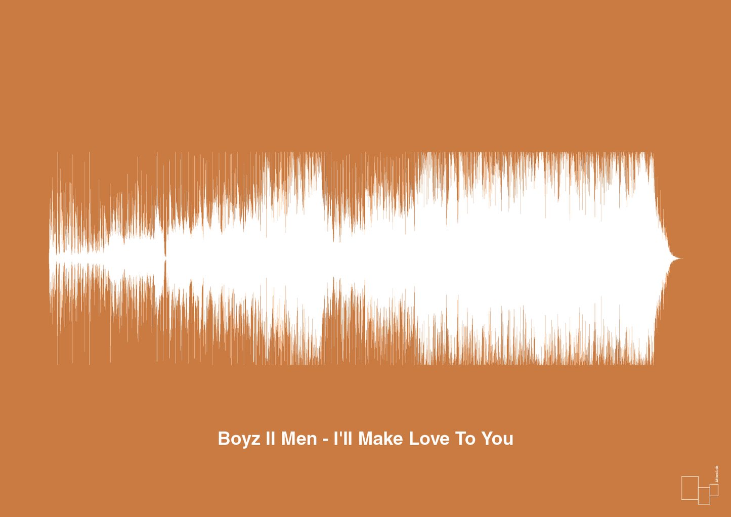 plakat: boyz II men - i'll make love to you - rumba orange-Soundwave-A1two3