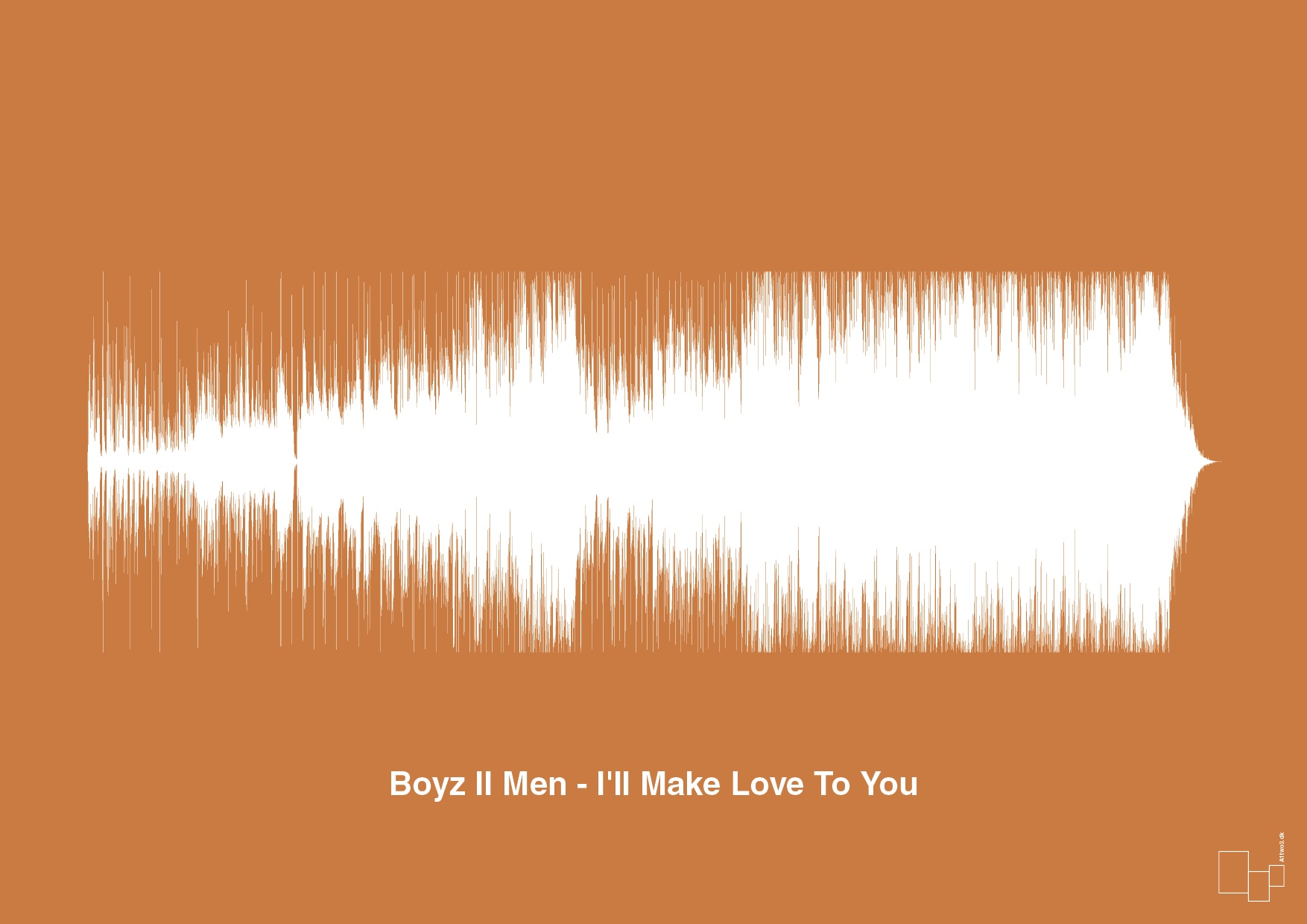 plakat: boyz II men - i'll make love to you - rumba orange-Soundwave-A1two3