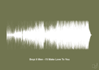 plakat: boyz II men - i'll make love to you - secret meadow-Soundwave-A1two3