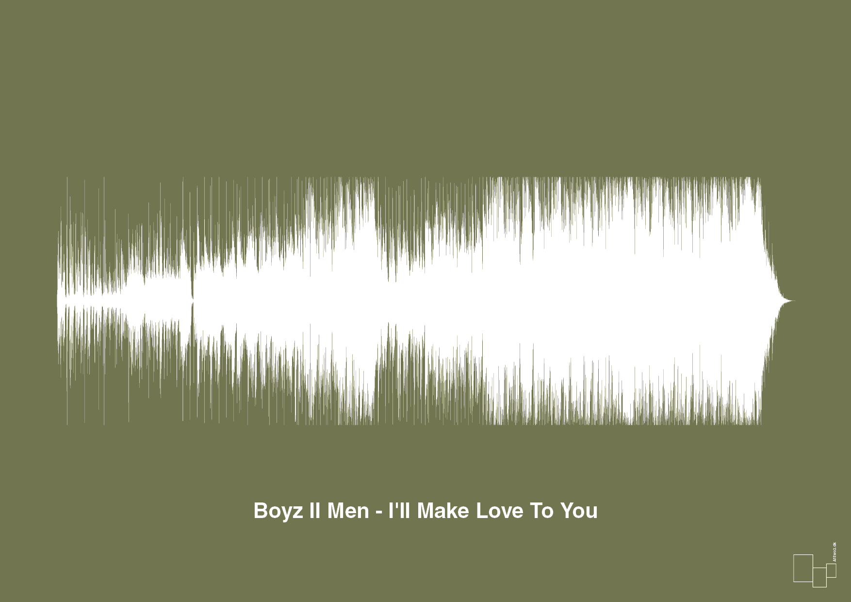 plakat: boyz II men - i'll make love to you - secret meadow-Soundwave-A1two3