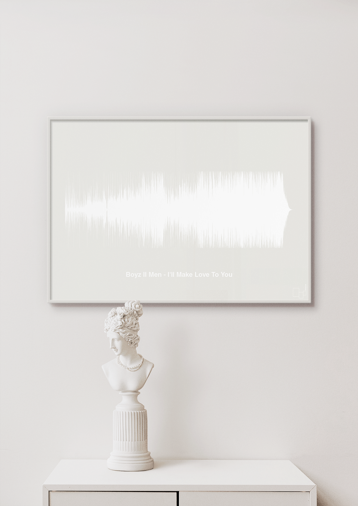 plakat: boyz II men - i'll make love to you - graphic charcoal-Soundwave-A1two3