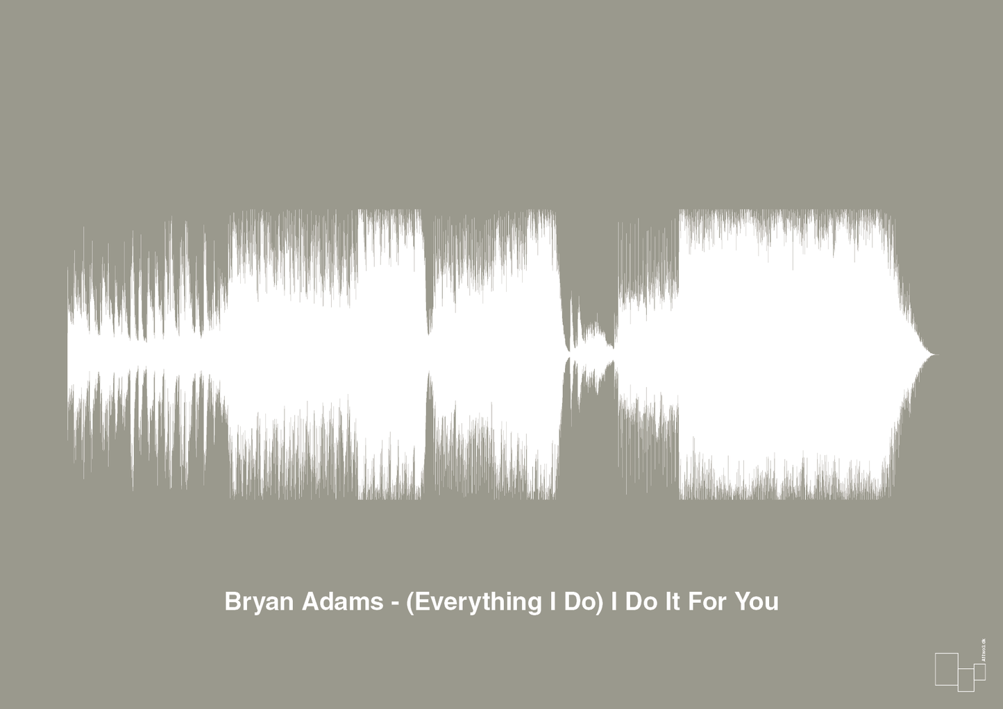 plakat: bryan adams - (everything i do) i do it for you - battleship gray-Soundwave-A1two3