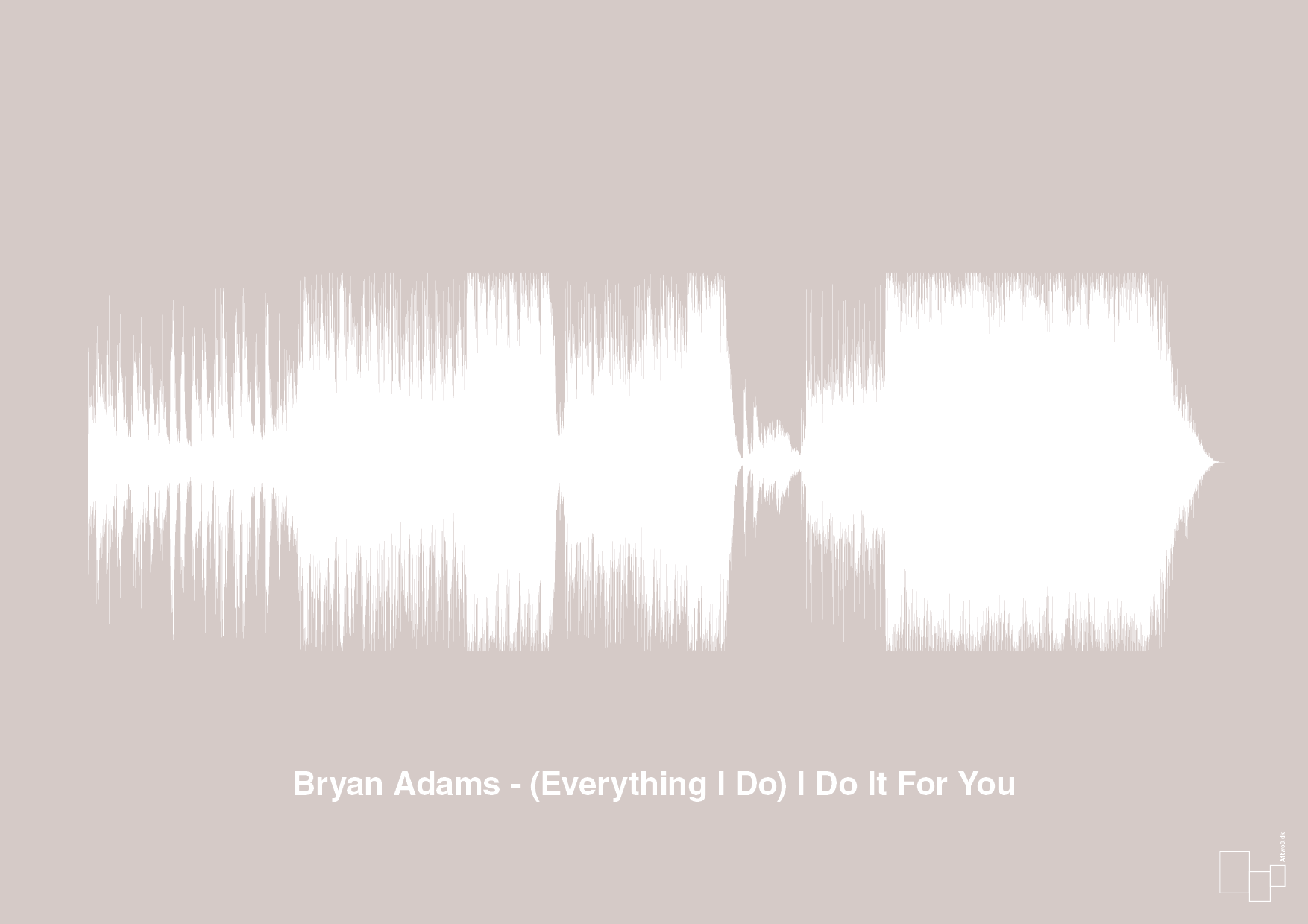 plakat: bryan adams - (everything i do) i do it for you - broken beige-Soundwave-A1two3