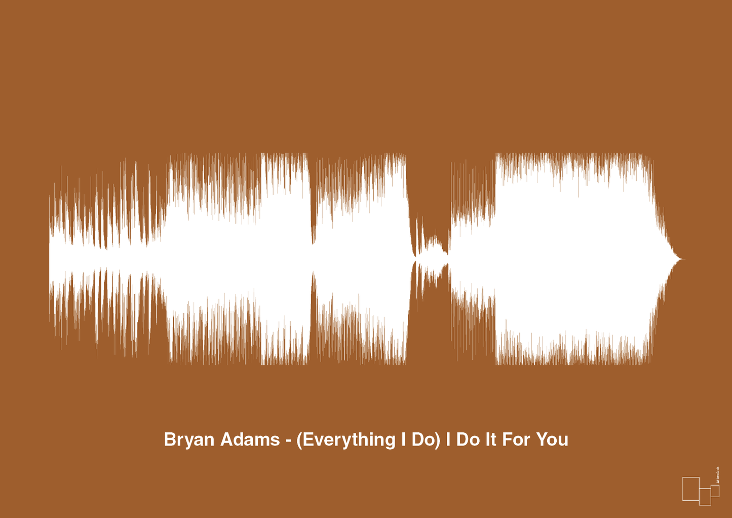 plakat: bryan adams - (everything i do) i do it for you - cognac-Soundwave-A1two3