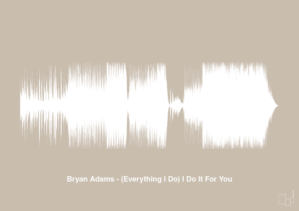 plakat: bryan adams - (everything i do) i do it for you - creamy mushroom-Soundwave-A1two3