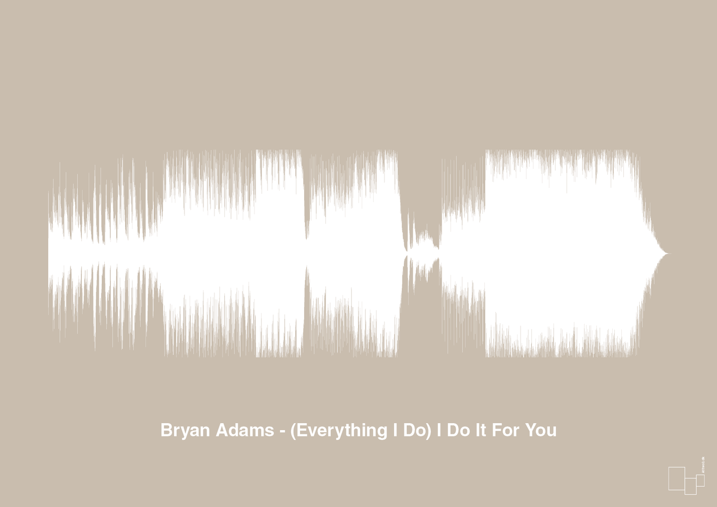 plakat: bryan adams - (everything i do) i do it for you - creamy mushroom-Soundwave-A1two3
