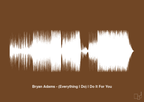 plakat: bryan adams - (everything i do) i do it for you - dark brown-Soundwave-A1two3