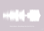 plakat: bryan adams - (everything i do) i do it for you - dusty lilac-Soundwave-A1two3