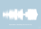 plakat: bryan adams - (everything i do) i do it for you - heavenly blue-Soundwave-A1two3