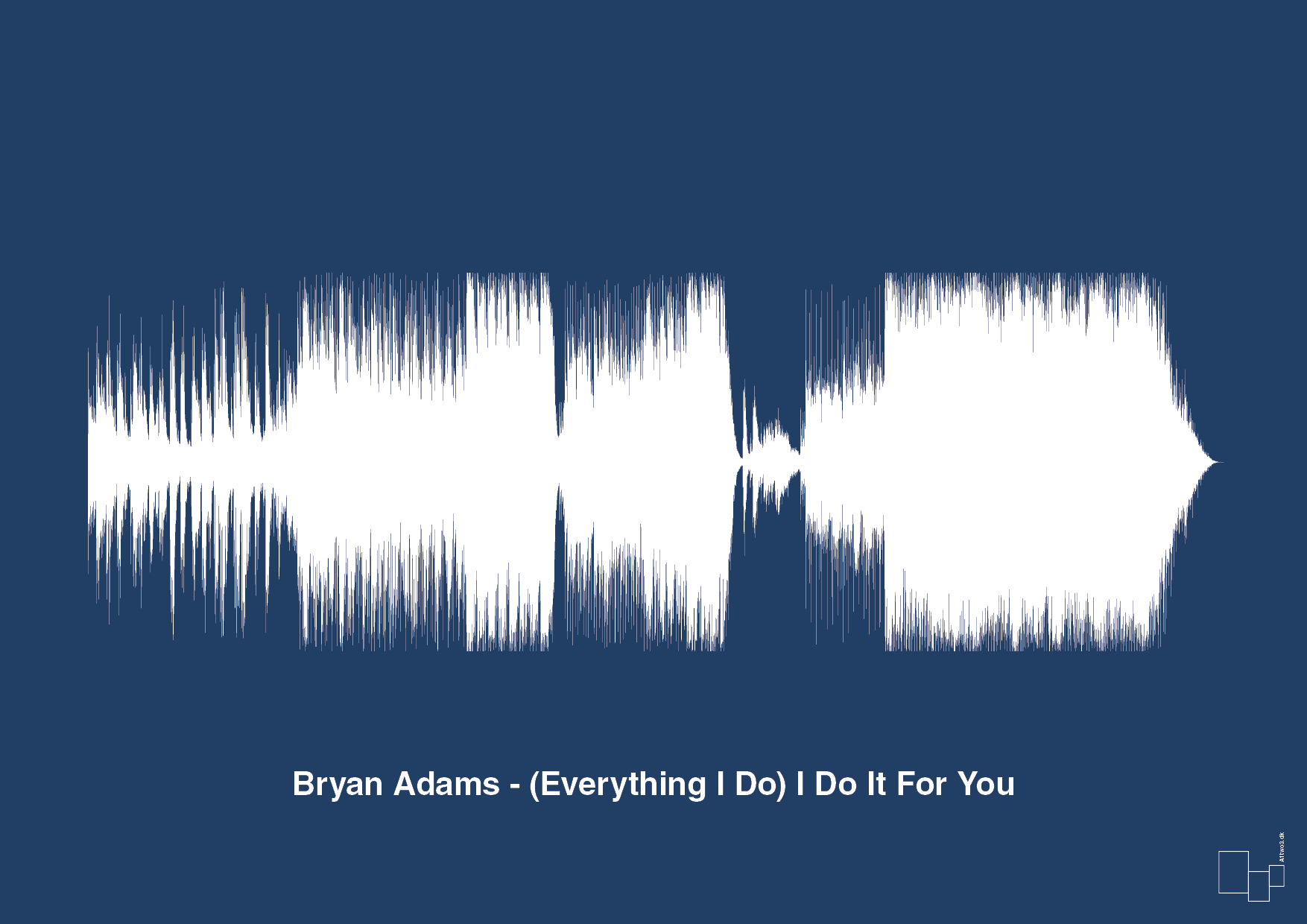 plakat: bryan adams - (everything i do) i do it for you - lapis blue-Soundwave-A1two3