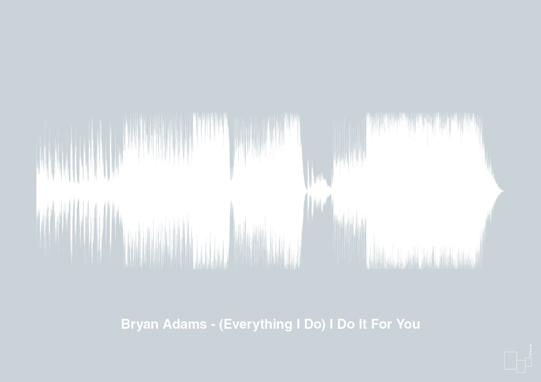 plakat: bryan adams - (everything i do) i do it for you - light drizzle-Soundwave-A1two3