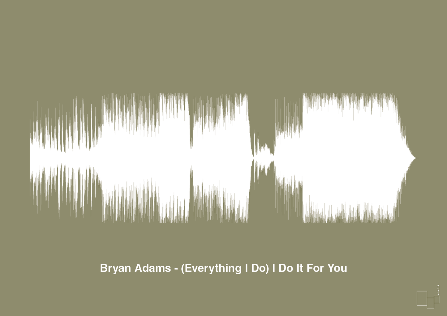 plakat: bryan adams - (everything i do) i do it for you - misty forrest-Soundwave-A1two3