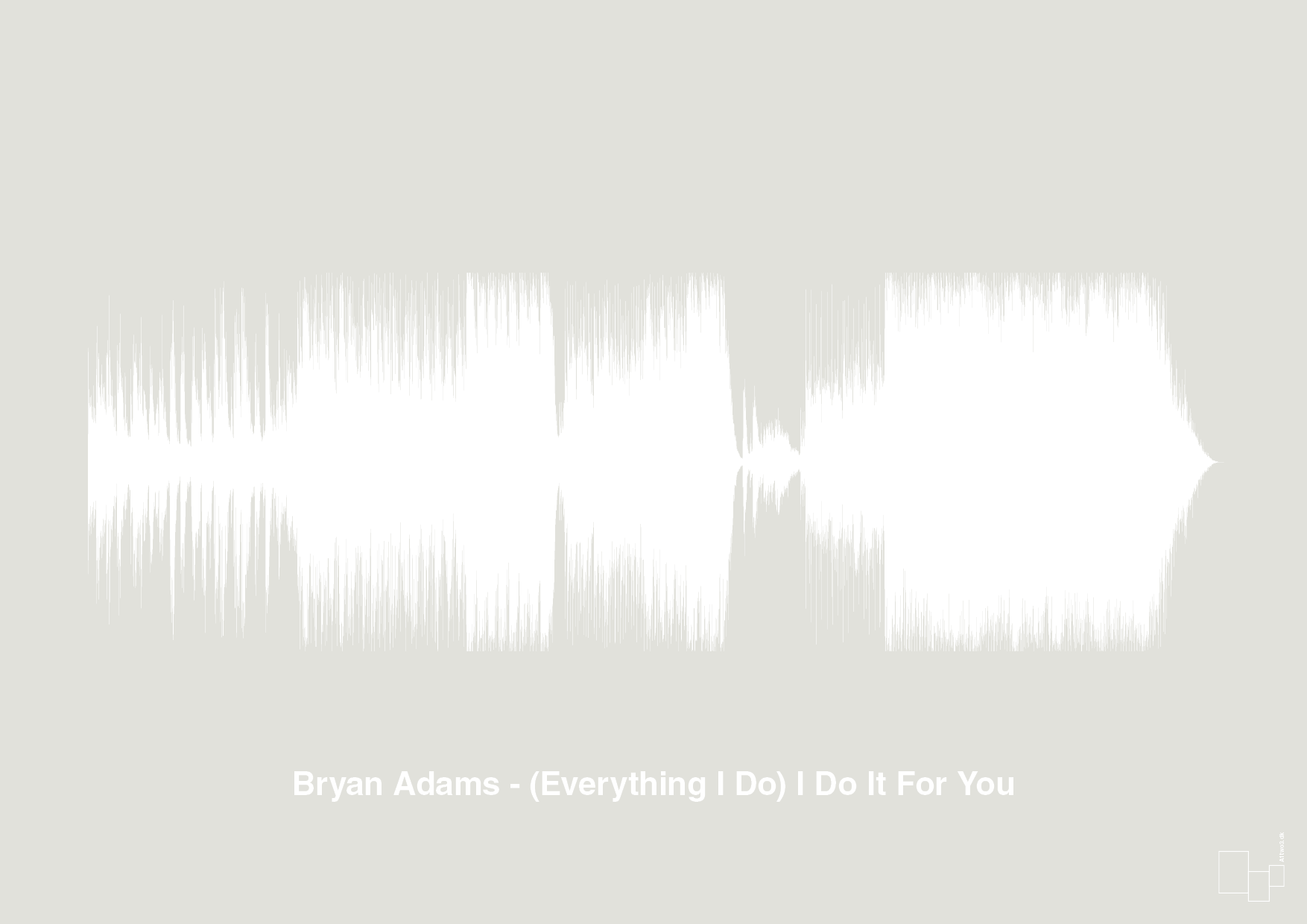 plakat: bryan adams - (everything i do) i do it for you - painters white-Soundwave-A1two3