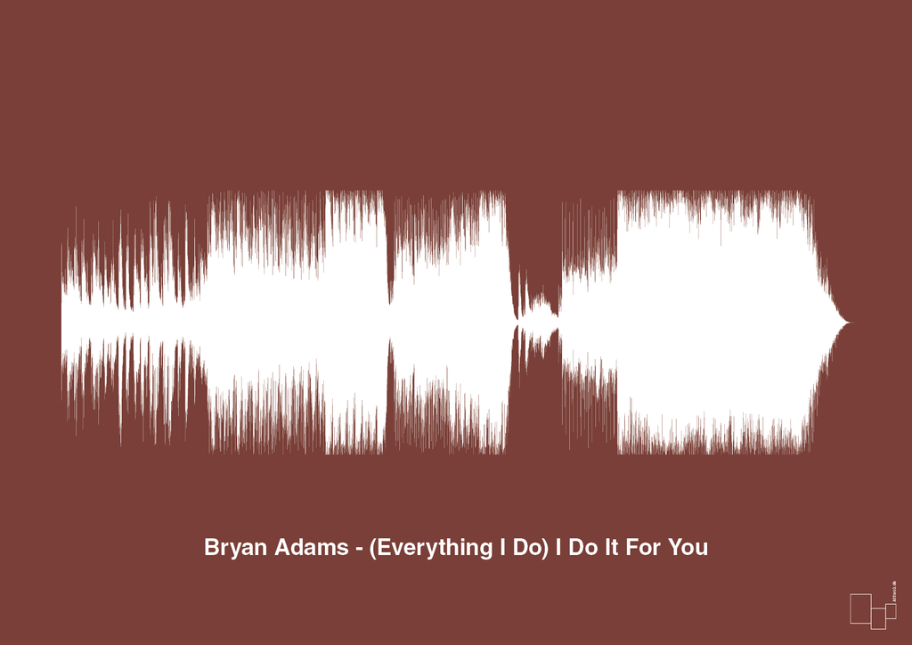 plakat: bryan adams - (everything i do) i do it for you - red pepper-Soundwave-A1two3