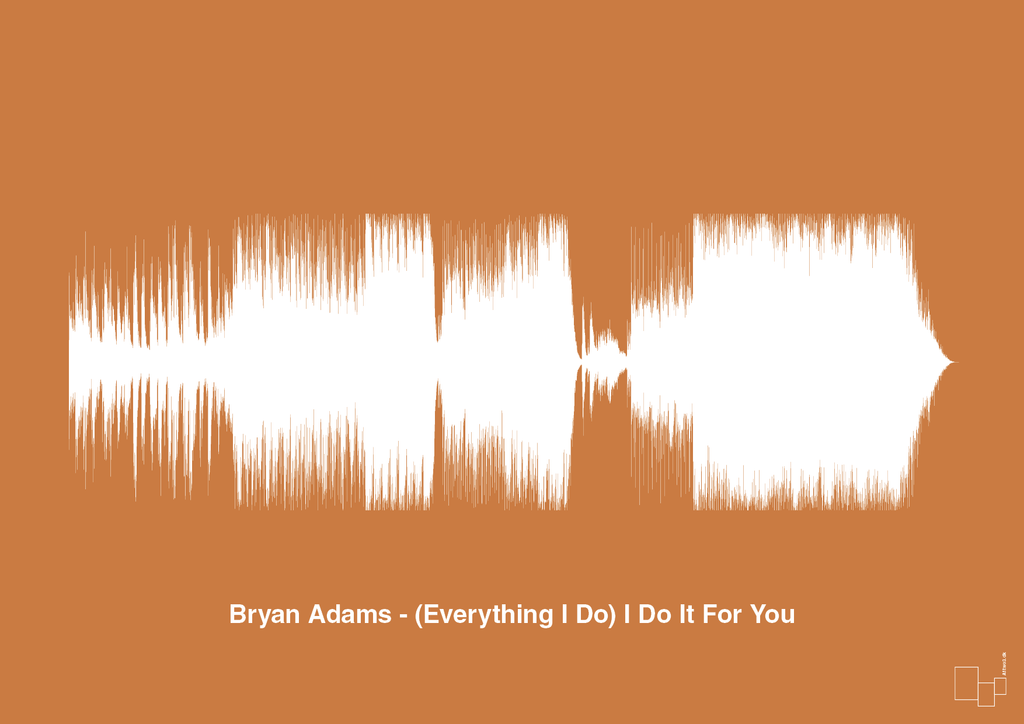 plakat: bryan adams - (everything i do) i do it for you - rumba orange-Soundwave-A1two3