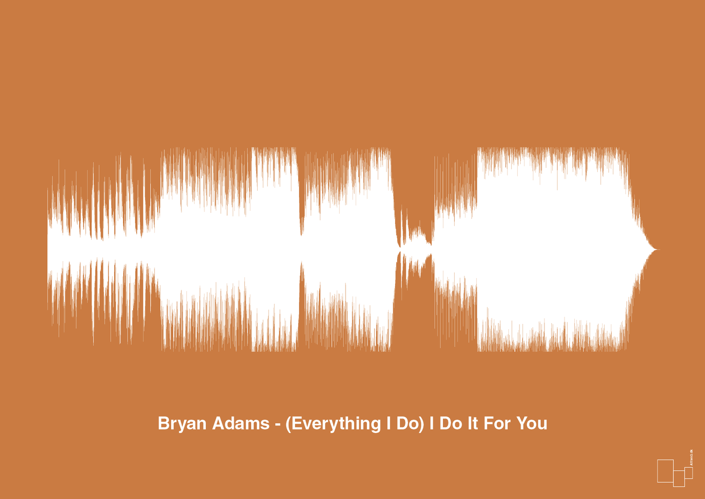 plakat: bryan adams - (everything i do) i do it for you - rumba orange-Soundwave-A1two3
