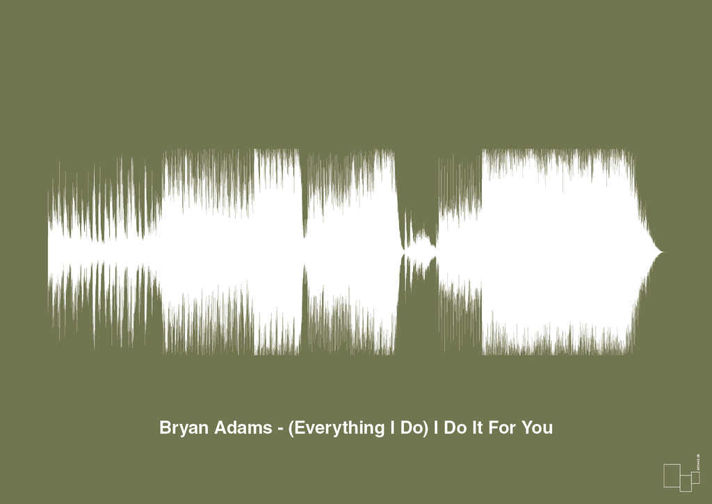 plakat: bryan adams - (everything i do) i do it for you - secret meadow-Soundwave-A1two3