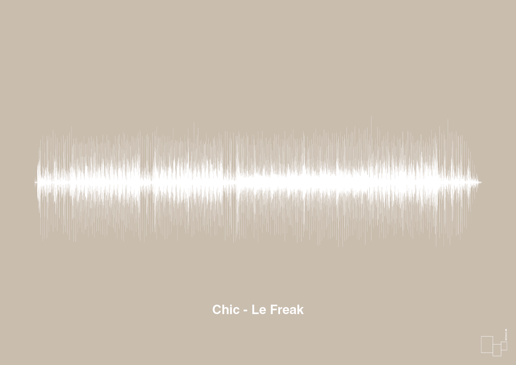 plakat: chic - le freak - creamy mushroom-Soundwave-A1two3