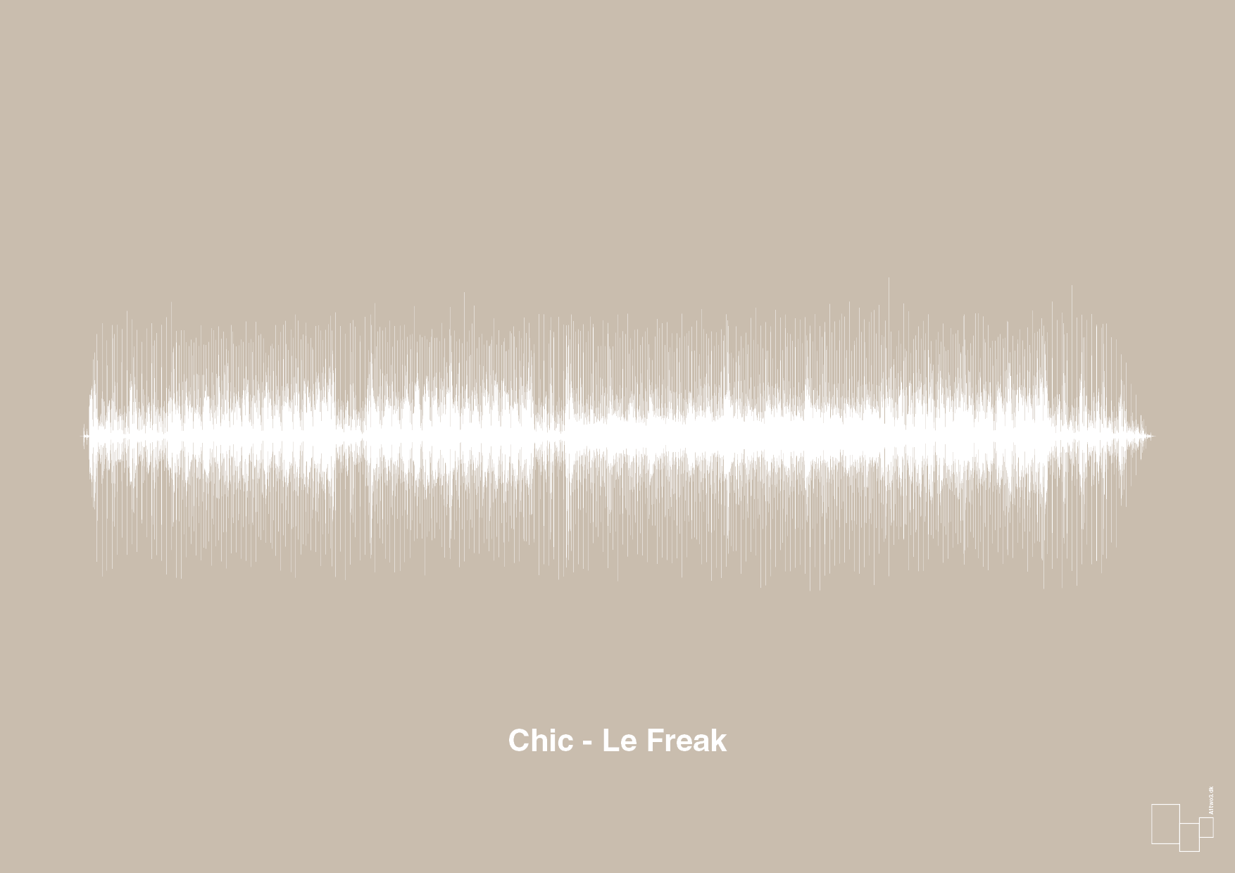 plakat: chic - le freak - creamy mushroom-Soundwave-A1two3