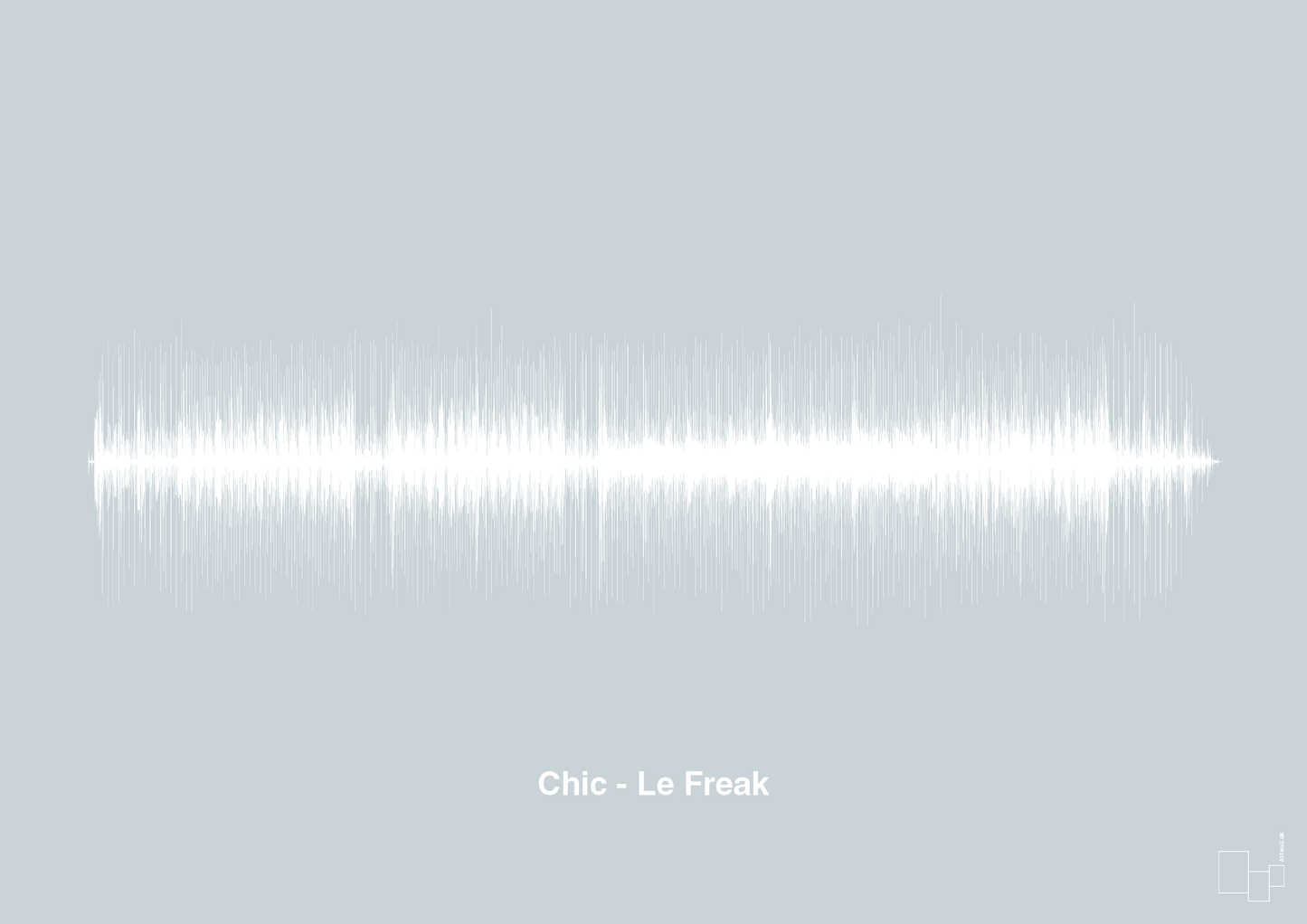 plakat: chic - le freak - light drizzle-Soundwave-A1two3