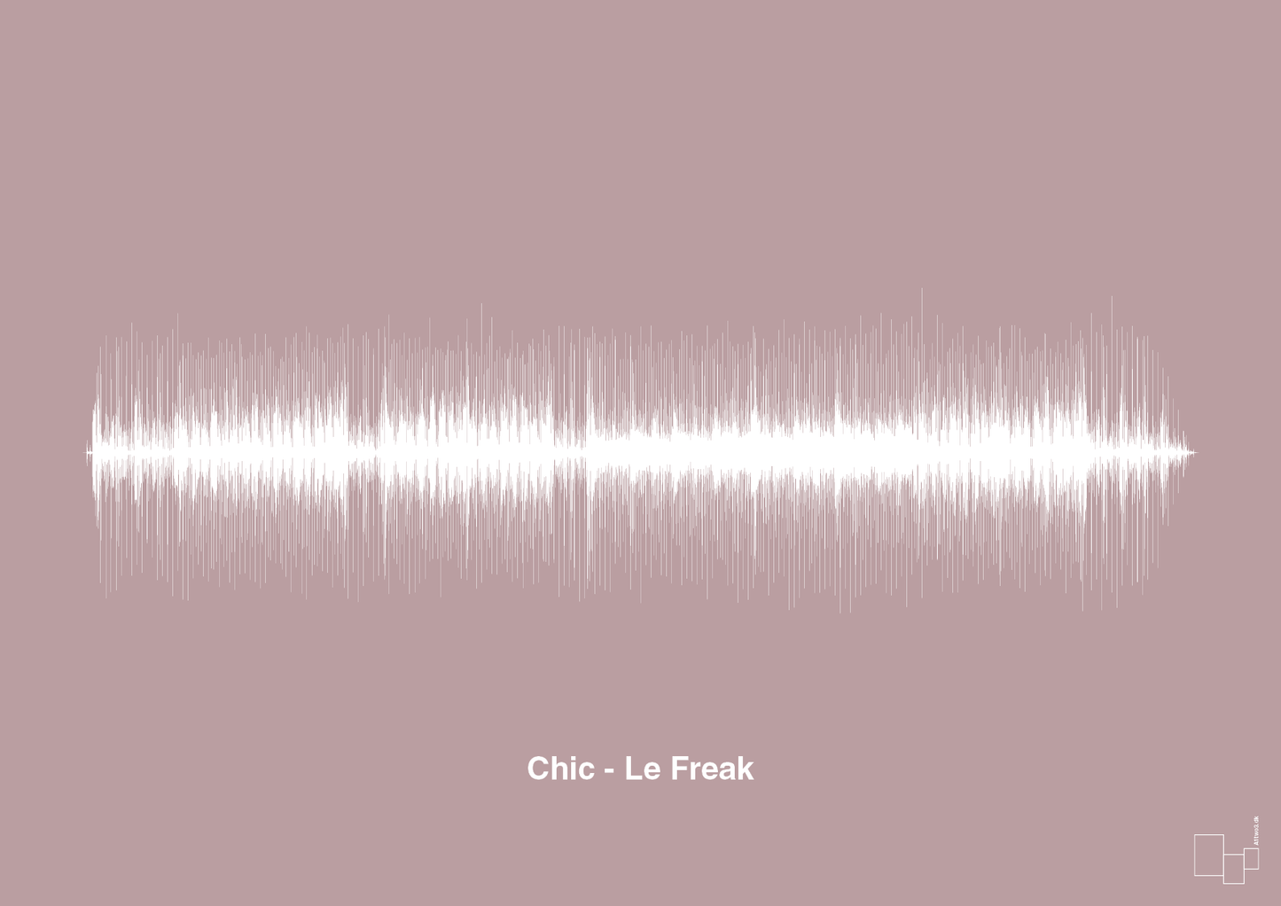plakat: chic - le freak - light rose-Soundwave-A1two3