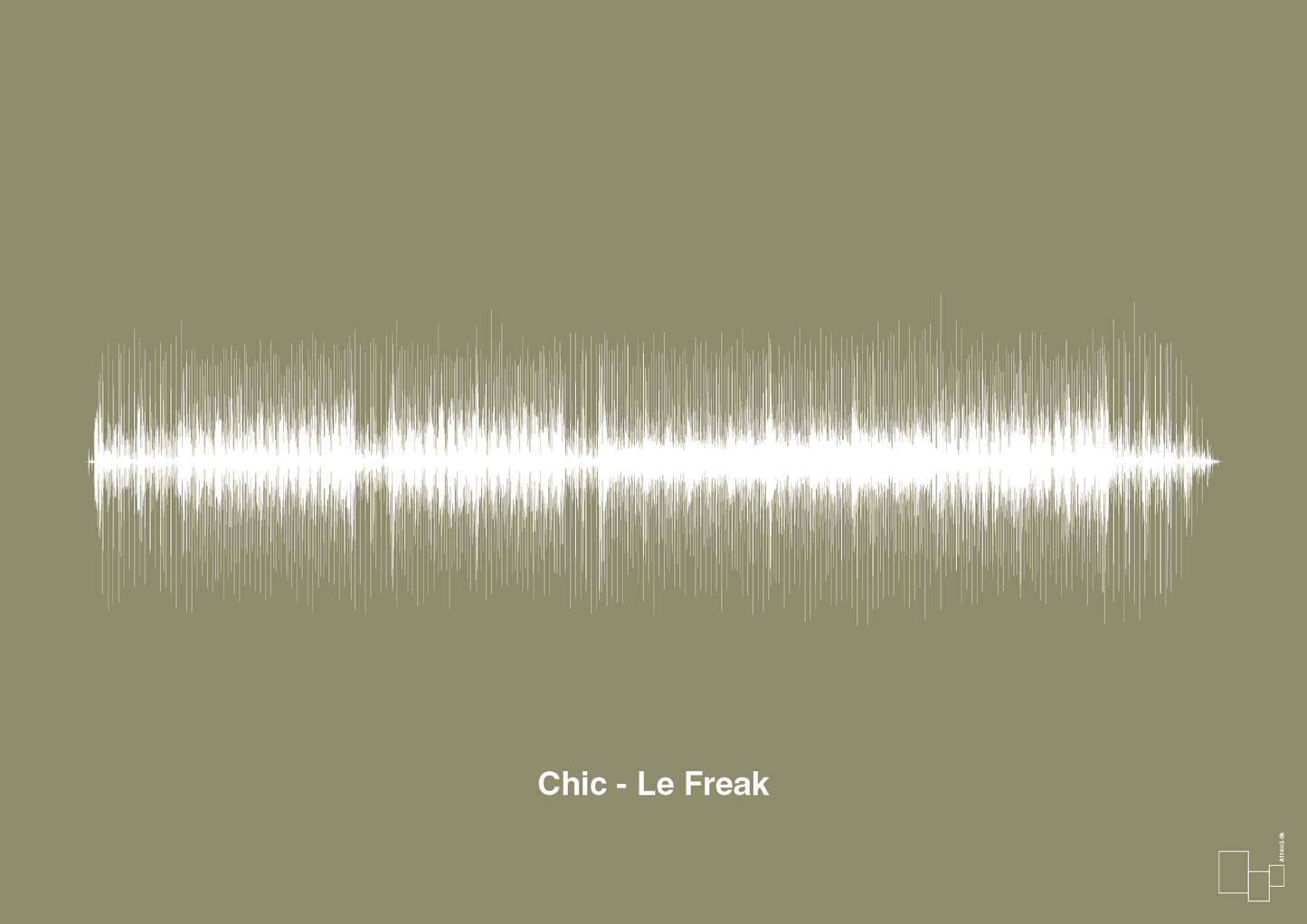 plakat: chic - le freak - misty forrest-Soundwave-A1two3
