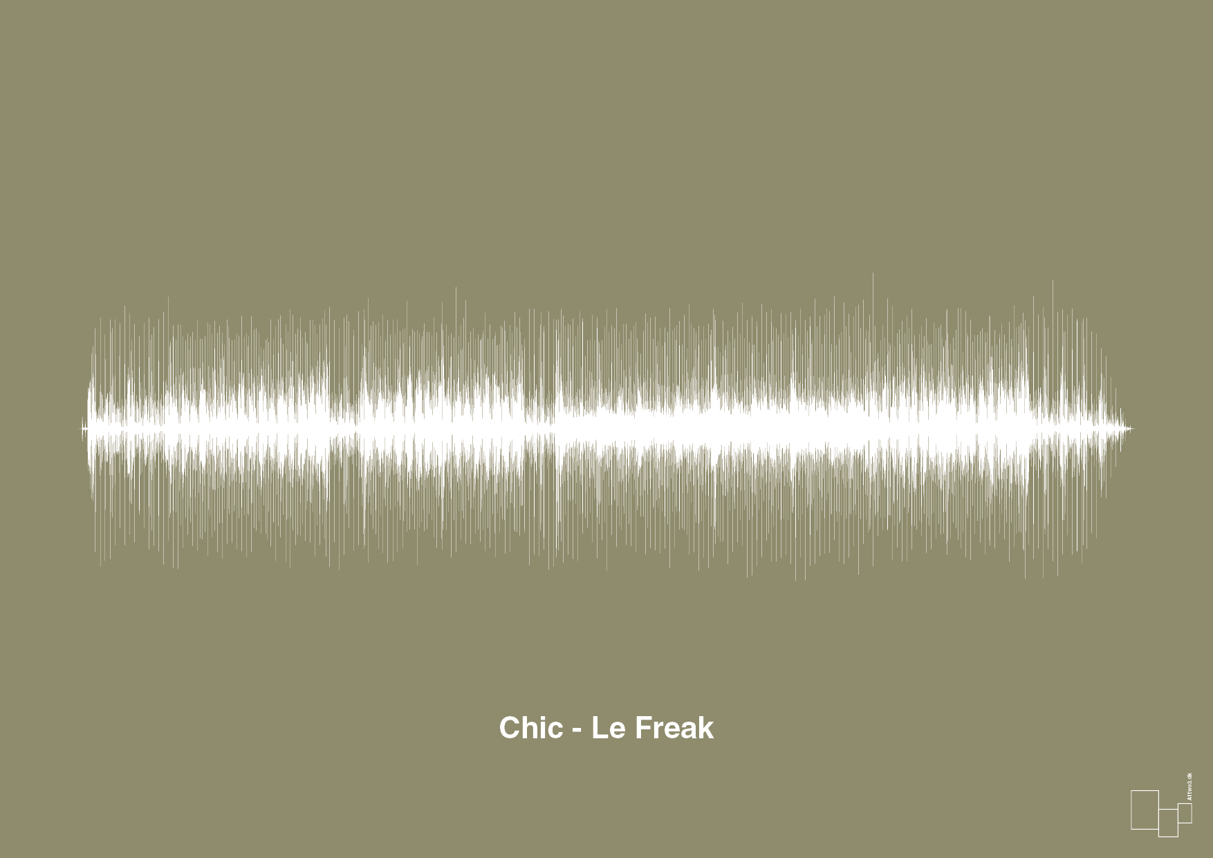 plakat: chic - le freak - misty forrest-Soundwave-A1two3