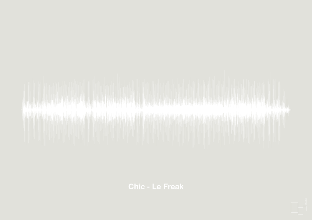 plakat: chic - le freak - painters white-Soundwave-A1two3