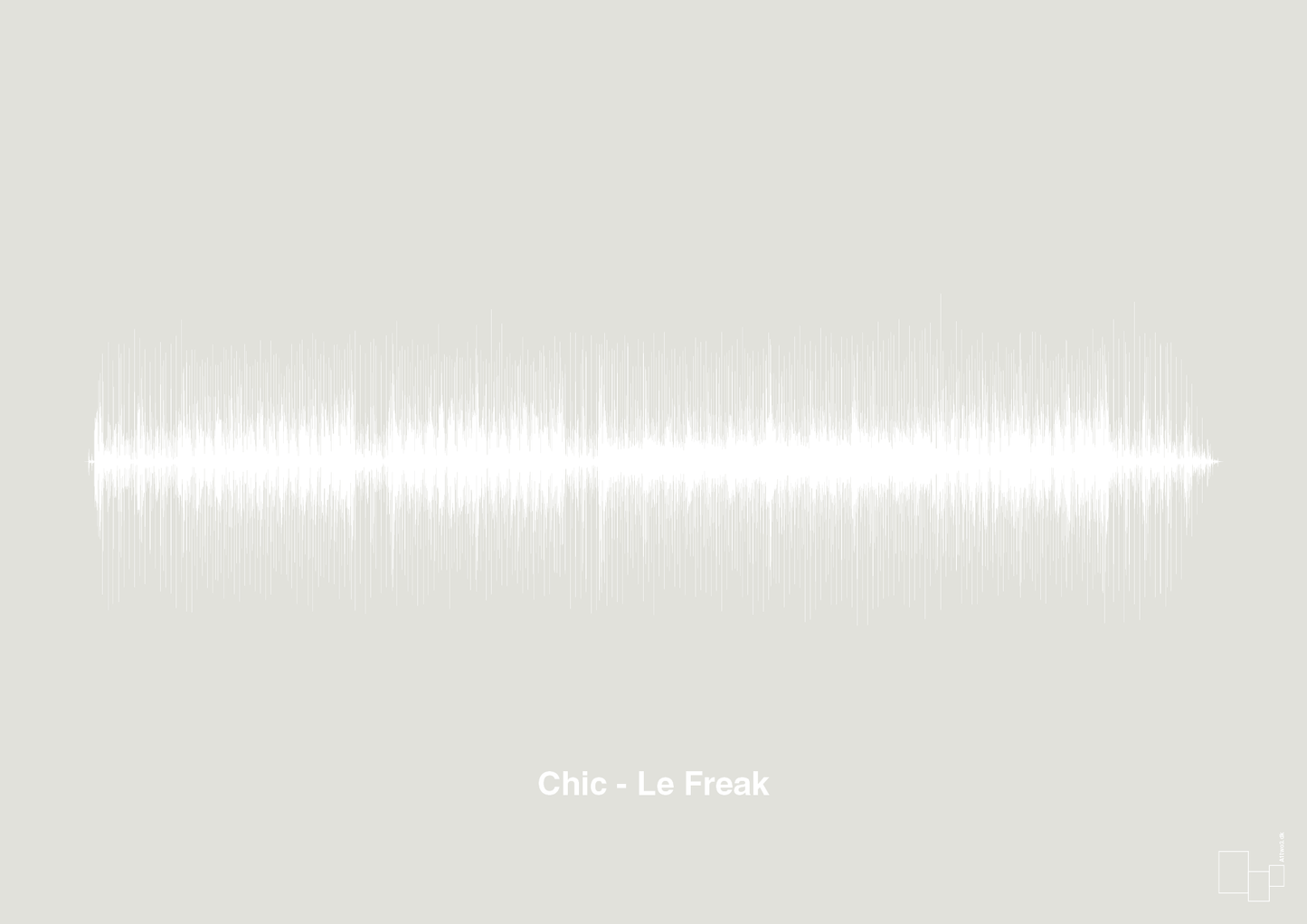 plakat: chic - le freak - painters white-Soundwave-A1two3