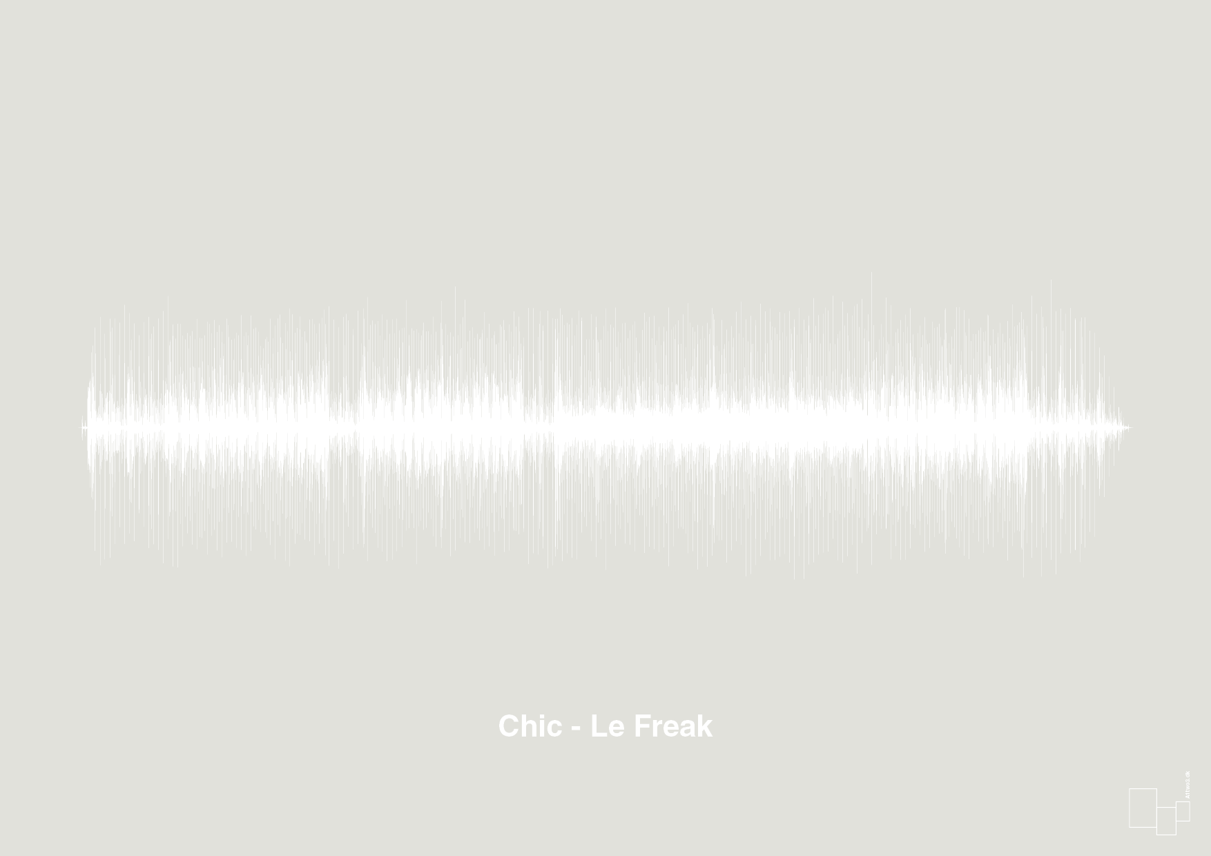 plakat: chic - le freak - painters white-Soundwave-A1two3