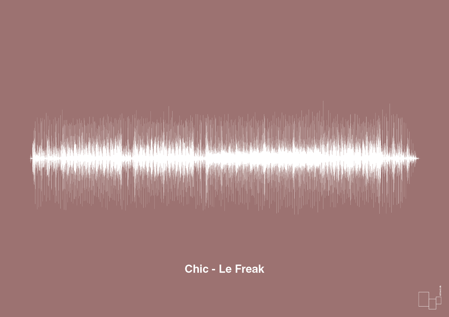 plakat: chic - le freak - plum-Soundwave-A1two3