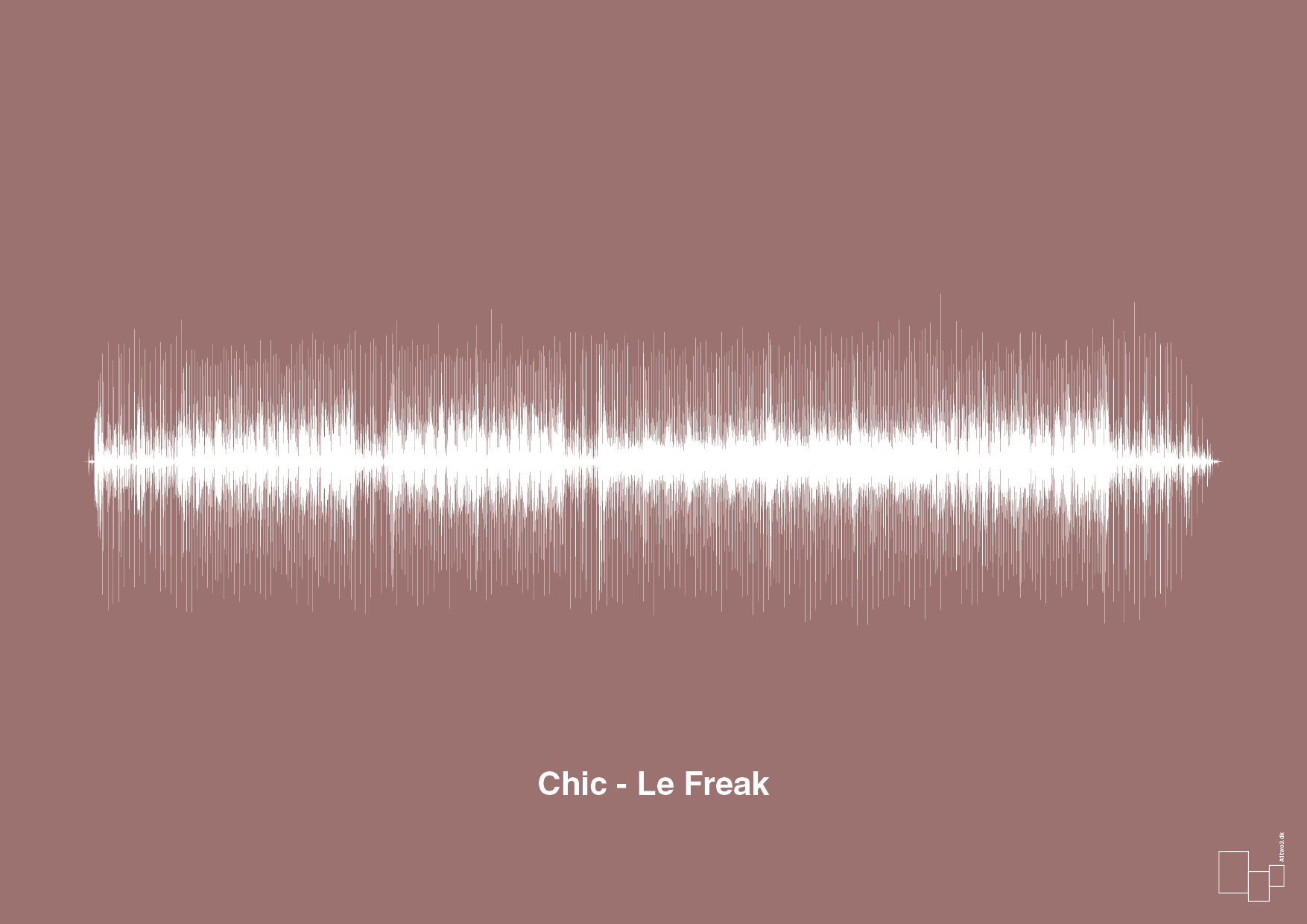 plakat: chic - le freak - plum-Soundwave-A1two3