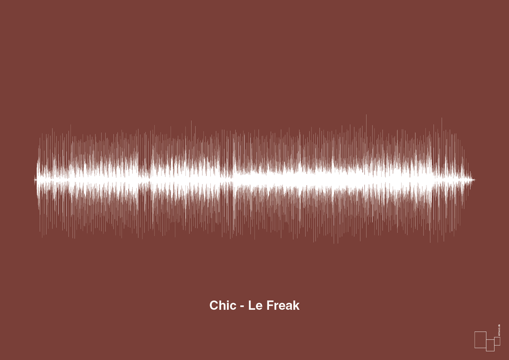 plakat: chic - le freak - red pepper-Soundwave-A1two3