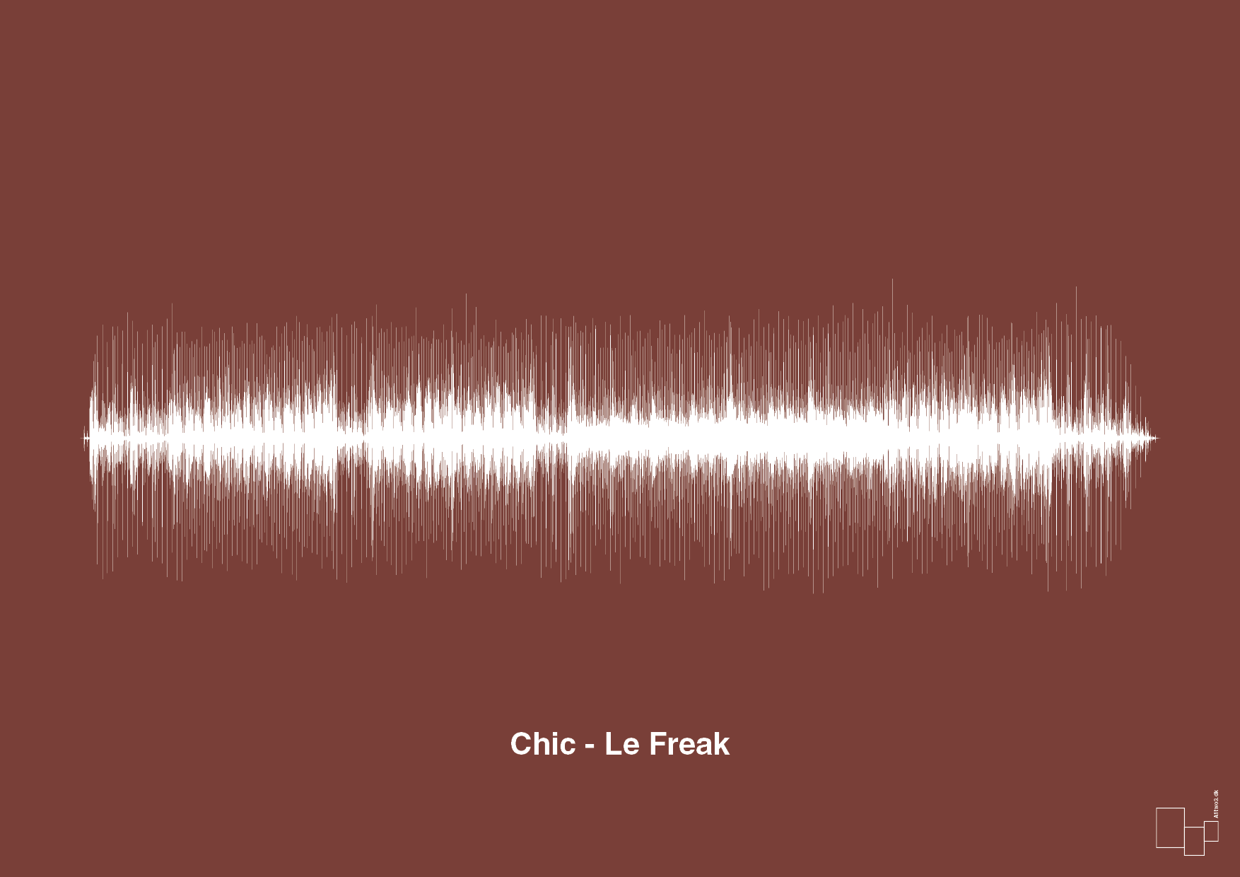 plakat: chic - le freak - red pepper-Soundwave-A1two3