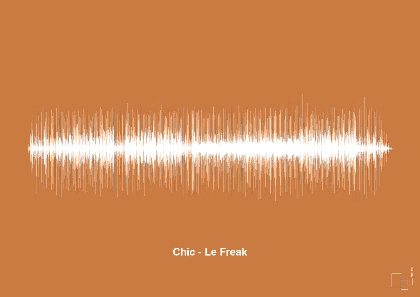 plakat: chic - le freak - rumba orange-Soundwave-A1two3