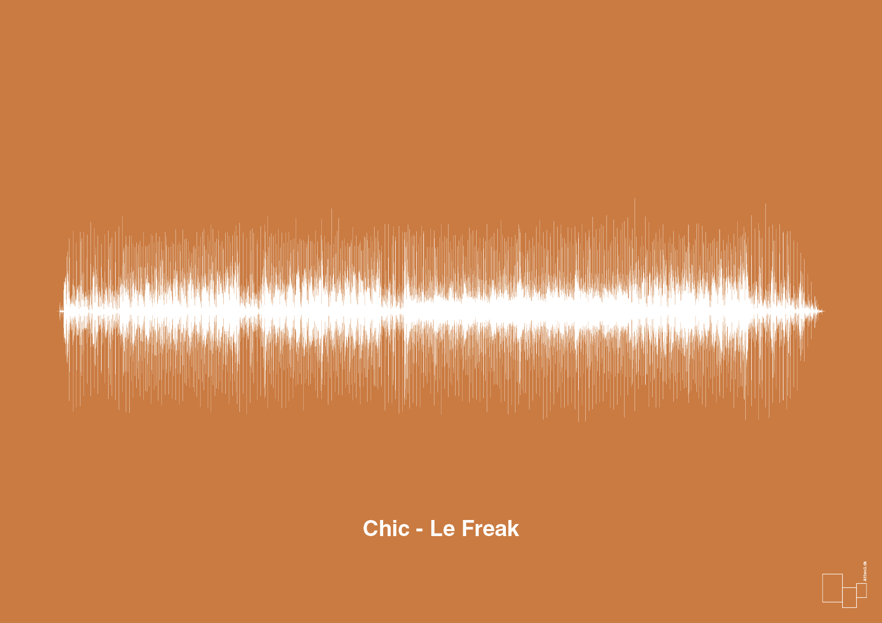 plakat: chic - le freak - rumba orange-Soundwave-A1two3