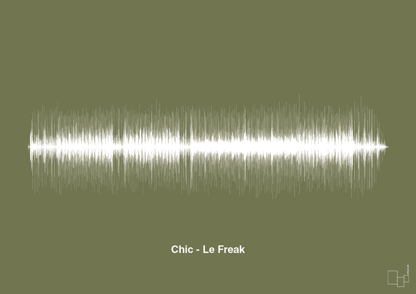 plakat: chic - le freak - secret meadow-Soundwave-A1two3